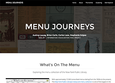 Menu Journeys